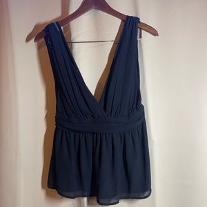 Lulus Medium black low cut blouse